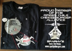 Sparky's Burgers Spark Wars Shirt